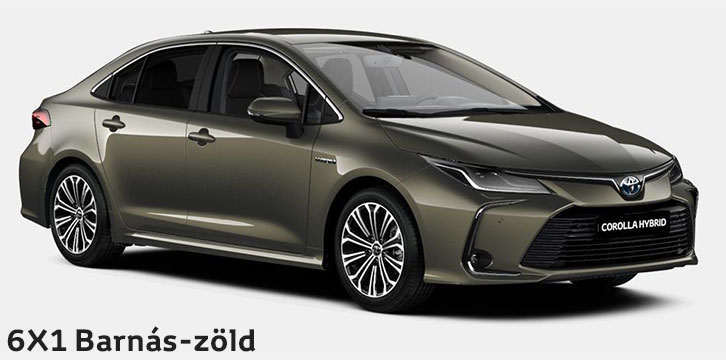 Toyota Corolla Sedan - 6X1 barnás zöld